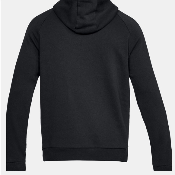 Men’s Black Under Armour Cotton String Hoodie, NWT - Picture 4 of 8